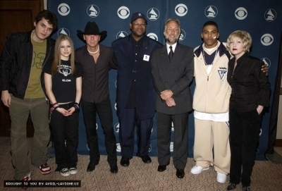  The 45th GRAMMY Award Nominations 2003 - Green Room - 07.01.03