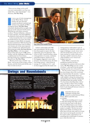  articolo The West Wing- Changing of the Guard