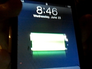  My cracked iPod!