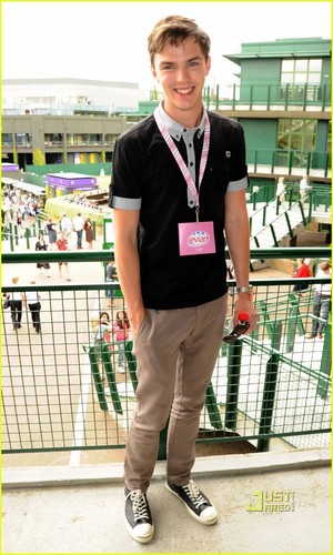 Nicholas Hoult at London’s All England Tennis Club