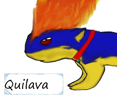 Quilava  made by boltlover