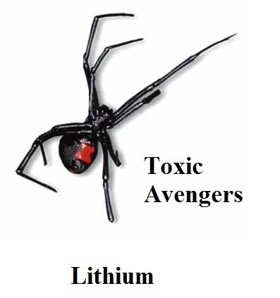  Toxic Avengers - Album Cover - Lithium