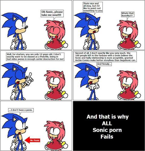 Why Sonic porn fails
