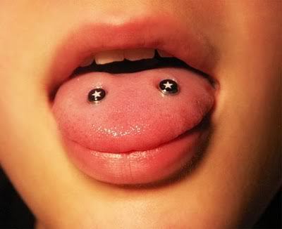 tounge piercing