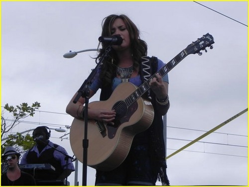  Demi performing in San Diego,California