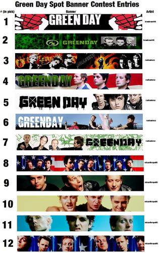 New Green Day Spot Banner Contest