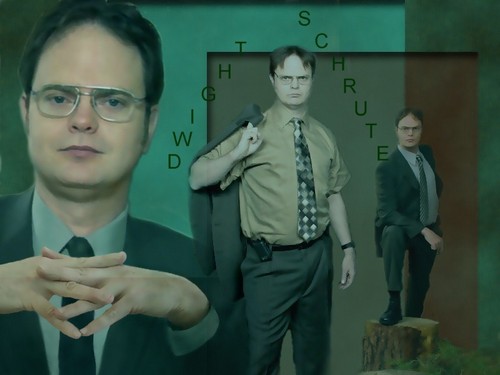 New wallpaper of Dwight I've done