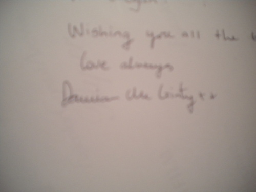  my damian mcginty autograph
