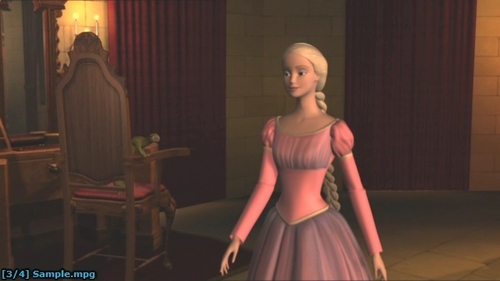  바비 인형 as Rapunzel