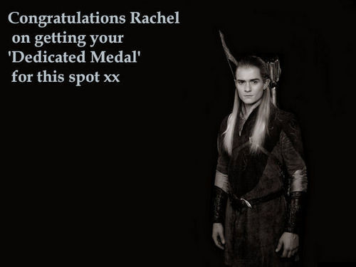  Congratulations Rachel on your dedicated medal x