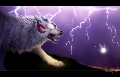  Fierce Deity serigala, wolf