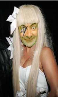  Mr kacang as Lady Gaga