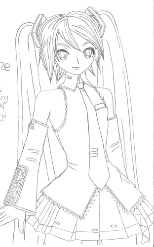  My Miku Hatsune Drawing