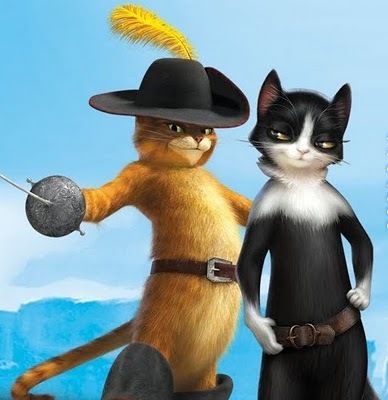 Puss In Boots And Kitty