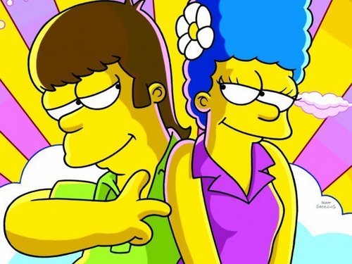  Young Marge and Homer