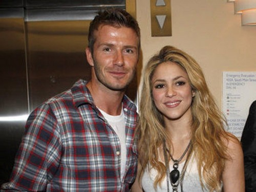  Shakira and david beckham