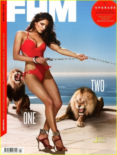  Kelly Brook Covers 'FHM UK' July 2010