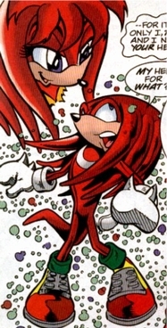  Knuckles talking with Tikal
