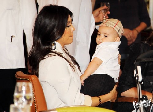  Kourt lunching at Cipriani's with family