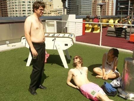  MGG in a rosa bathing suit