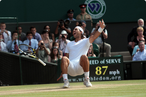  Rafa in Wimbledon Finale July 4, 2010
