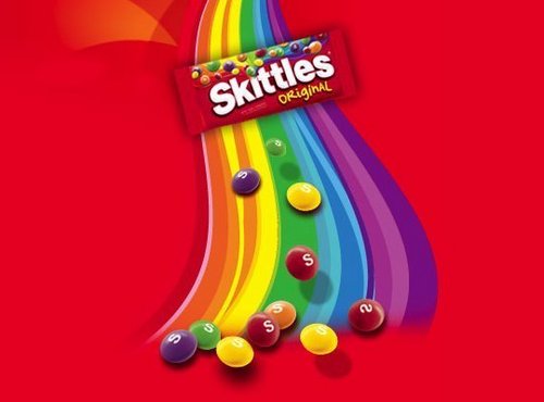 Skittles arco iris, arco-íris