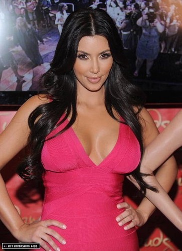  Unveiling of Kim's Madame Tussauds Wax Figure in New York