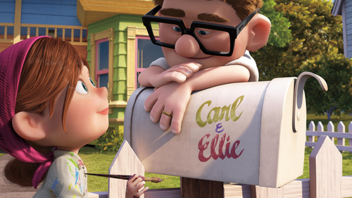 Carl and Ellie and mailbox