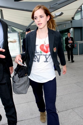  Emma Watson - Heathrow Airport