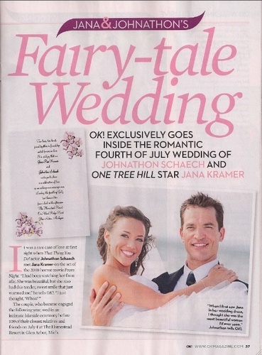  Jana & Jon's Wedding - Scans from Ok! Magazine