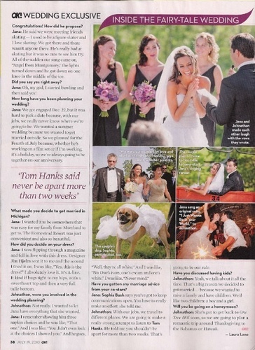  Jana & Jon's Wedding - Scans from Ok! Magazine