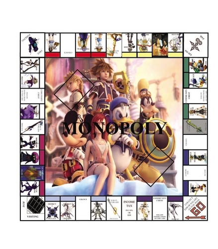  Kingdom Hearts Monopoly