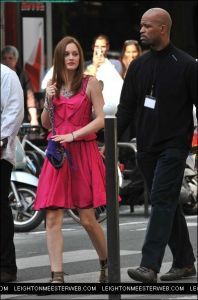  Leighton Meester on set- July 6th