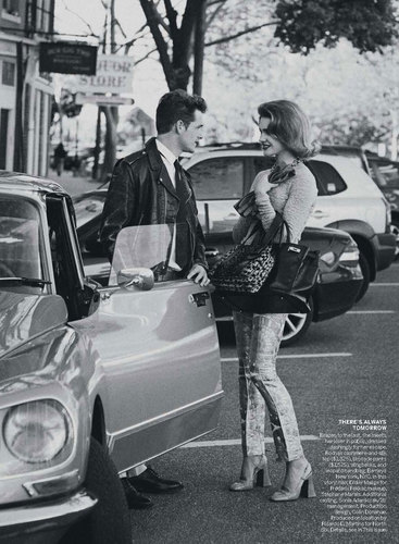  Natalia Vodianova & Ewan McGregor sejak Peter Lindbergh for Vogue US July 2010