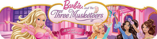 barbie three musketeers banner