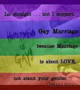  i support gay marriage