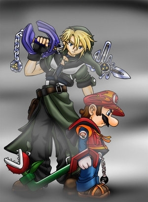  mario and link