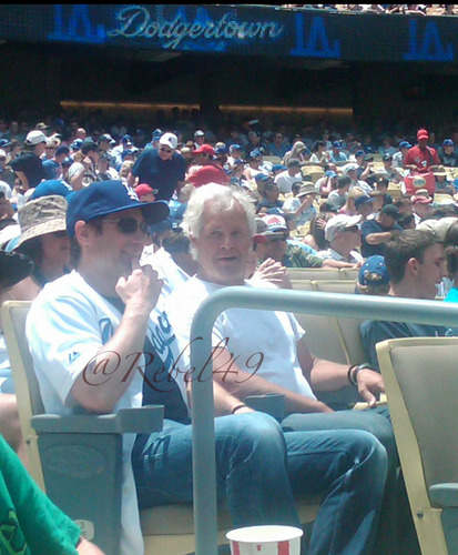  10/07/2010 David and Chris Carter at Dodgers Game