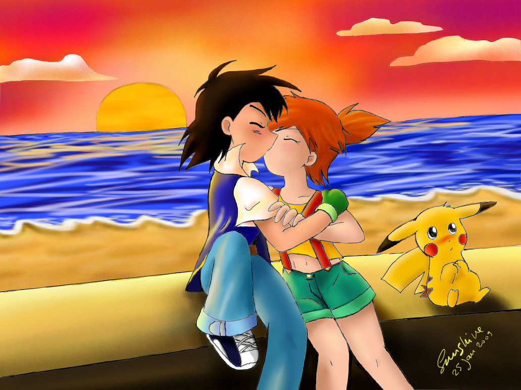 Ash and Misty