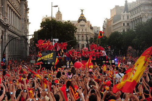  FIFA 2010 World Cup Champions Spain Victory Parade And Celebrations
