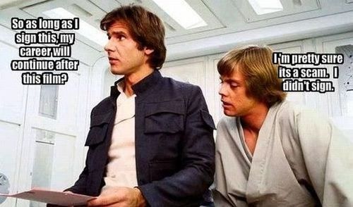  Han Solo and Luke Skywalker