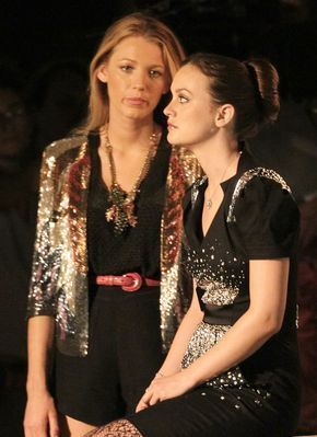  Leighton & Blake on set of "Gossip Girl" (July 8th)