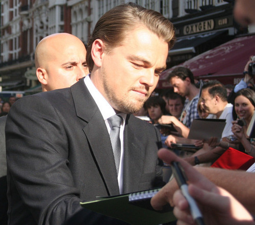  Leo at Londres Premiere Inception