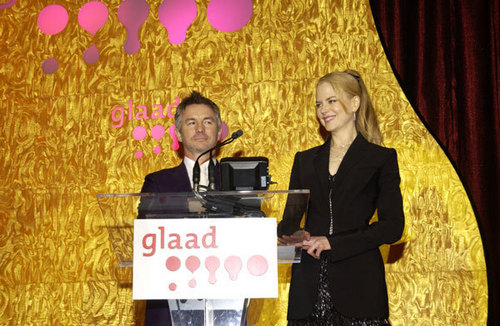  Nicole and Baz at GLAAD Media Awards New York
