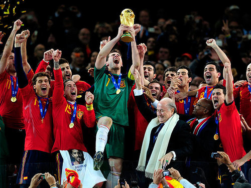  Spain win World Cup