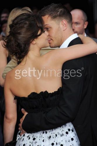  Tom Hardy & charlotte Riley at the Londres Premiere Inception