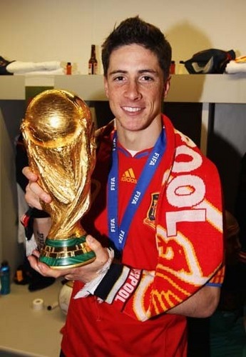  Torres with World Cup
