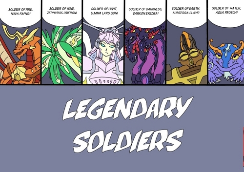  legendary soldiers (for fan of alice gehabich)