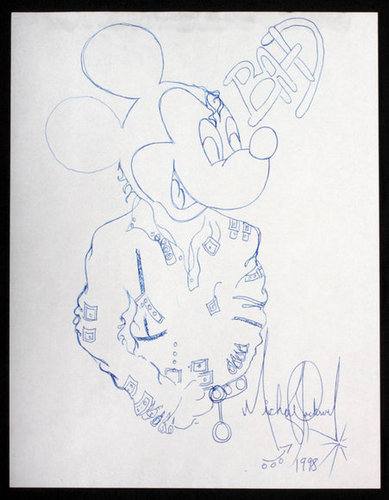  mickey mouse drawing oleh MJ amazing!