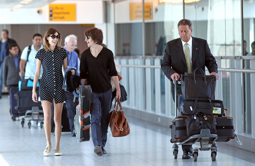 Alexa and Alex at Heathrow Airport (June 25)